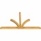 Ekena Millwork Richland Rough Sawn Timber Gable Bracket, Western Red Cedar, 96"W x 56"H x 4"D x 4"F, 14/12 Pitch GBW096X56X0404RIC00RWR - alternate 2